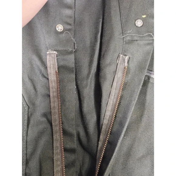 Vintage Walls Army Green Work Mechanics Coveralls - Picture 4 of 16